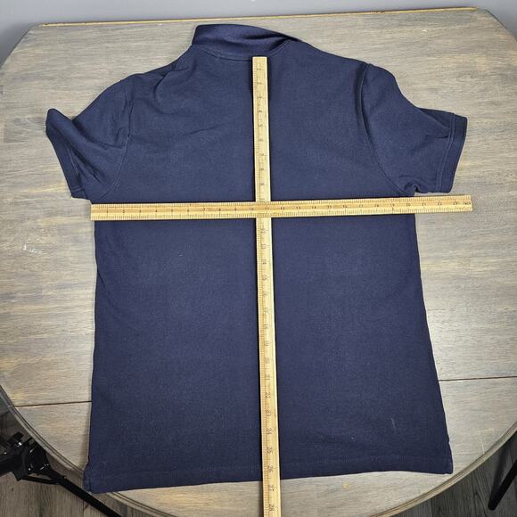 s.Oliver Men’s Navy Polo Shirt L Soft Cotton Minimalist Essential Casual Style - Picture 3 of 7